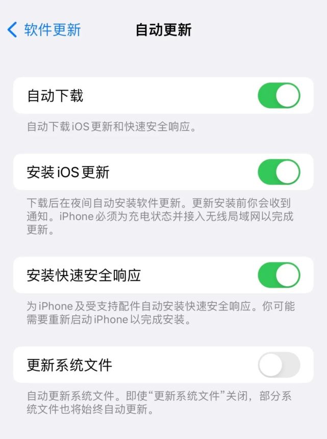 南丰镇苹果手机维修分享苹果快速安全响应更新有必要安装吗 